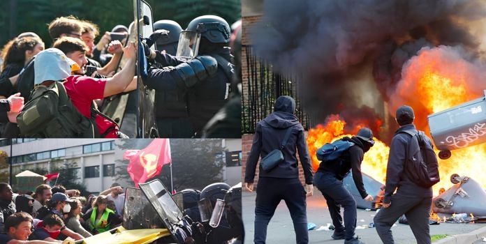 Violent protests in France