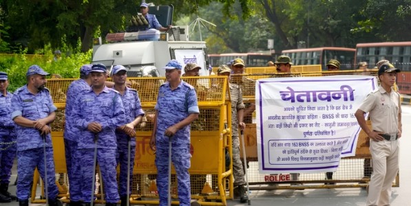 राजधानी दिल्लीत सुरक्षा हाय अलर्टवर! सीजेपी आंदोलनाच्या पार्श्वभूमीवर केंद्राचा महत्त्वाचा निर्णय