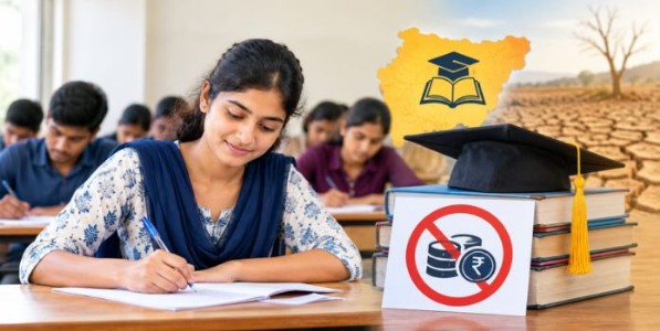 दुष्काळग्रस्त तालुक्यांतील २ लाख विद्यार्थ्यांचे परीक्षा शुल्क माफ; परीक्षा अर्जासाठी ‘झिरो चलन’ सुविधा उपलब्ध