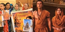 पाकिस्तानमध्ये पण 'रामायण'ची क्रेझ,कराचीच्या मंदिरात 'रामायणा'चे पोस्टर लावले !