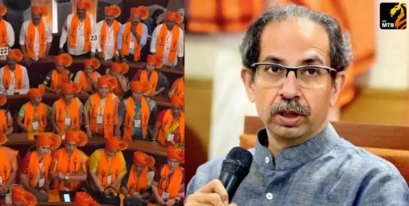 BMC : जयघोषावेळी उबाठा गटाच्या नगरसेवकांनी बाळगलं मौन; आता छत्रपती शिवाजी महाराज सुद्धा उबाठाला परके झाले?