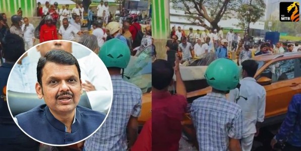 Mumbai Metro Pillar Collapse : मुलुंड येथे निर्माणाधीन मेट्रो पिलरचा हिस्सा कोसळला; मुख्यमंत्री म्हणाले...