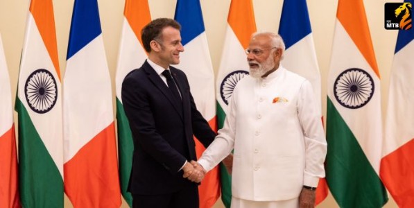 भारत-फ्रान्स सहकार्याची नांदी! मॅक्रॉन -मोदी चर्चेनंतर 'विशेष जागतिक धोरणात्मक भागीदारी'ची घोषणा