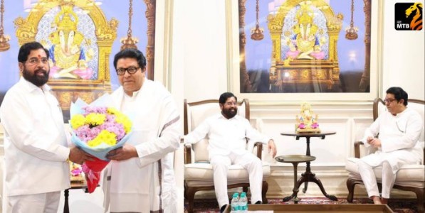 Raj Thackeray Meets Eknath Shinde : एकनाथ शिंदेंच्या भेटीचं 'राज'कारण : नेमकी काय चर्चा झाली?