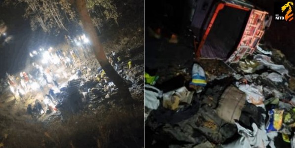 Melghat Accident : मेळघाटात भीषण अपघात, बोलेरो पिकअप ५० फूट दरीत कोसळलं, पाच जणांचा जागीच मृत्यू