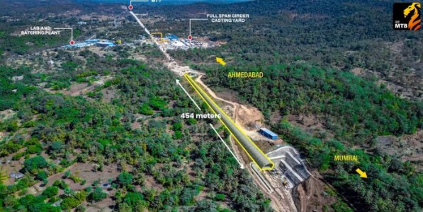 Bullet Train Project : पालघरच्या डोंगरातून वेगवान मार्ग, महाराष्ट्रात बुलेट ट्रेन प्रकल्पाची ऐतिहासिक कामगिरी