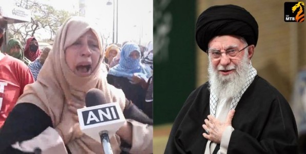 Khamenei death Lucknow protest : खामेनींचा मृत्यू: लखनौमध्ये कट्टरतावादी महिला छाती बडवून रडल्या, ‘मेरे खामेनी को धोखे से मारा’ म्हणत केलं आंदोलन