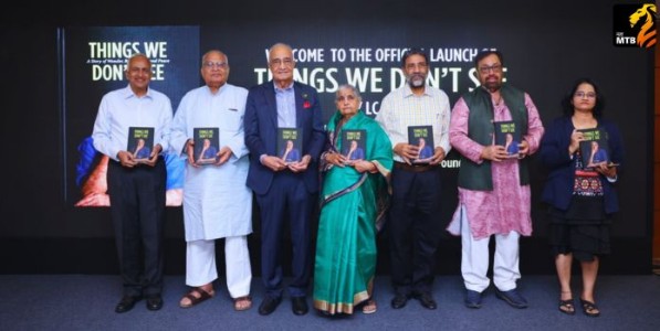 Things We Don't See Book Release : उद्योगपती आणि लेखक एल.सी. सिंग यांनी ‘थिंग्स वी डोन्ट सी’ या पुस्तकाचे मुंबईत प्रकाशन