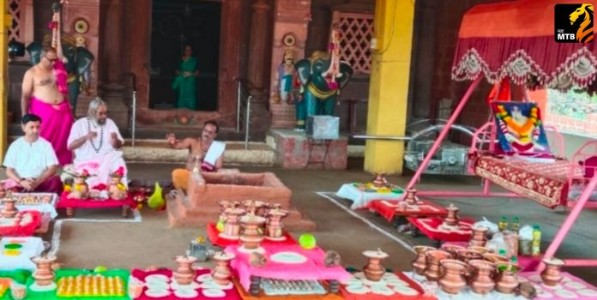 श्री .क्षेत्र दाजीपूर येथील स्वामी गगनगिरी आश्रमात सुरू असलेल्या धार्मिक सोहळ्याची रविवारी सांगता