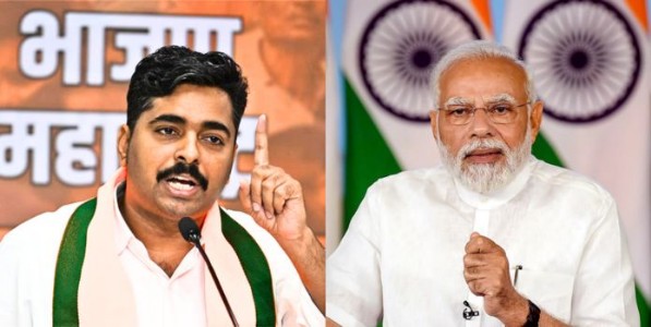 narendra modi : नरेंद्र मोदी हे राष्ट्राचे आधारस्तंभ , जनतेने तीन वेळा त्यांना पंतप्रधान केलं - नवनाथ बन