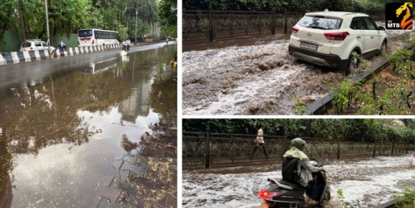 Pune Heavy Rain : उन्हाळ्यातच पुण्यावर पावसाचा कहर; गारपीट आणि पाण्यात बुडाले रस्ते...