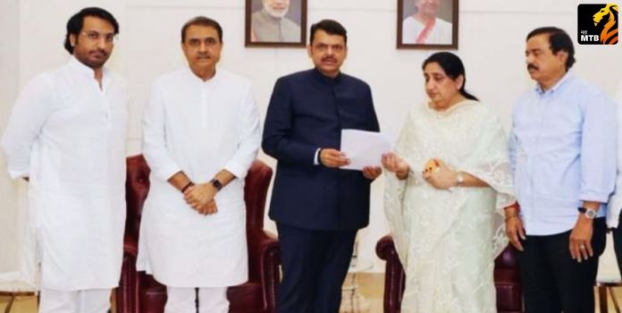 Sunetra Pawar Meets CM Fadnavis