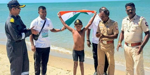 Ishank Singh Swimming Record : रांचीच्या लहानग्या थेट समुद्राला आव्हान!