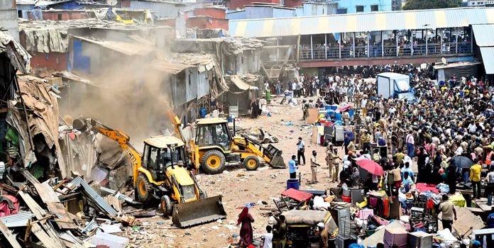 Bandra East Demolition Drive