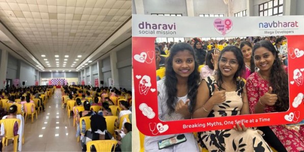 ‘वर्ल्ड मेन्स्ट्रुअल हायजीन डे’ निमित्त धारावीत विशेष शिबिर - सुमारे 2000 महिला आणि किशोरवयीन मुलींचे समुपदेशन; एनएमडीपीएलच्या ‘स्वास्थ्य साथी’ मोहिमेत 10 हजार महिलांचा सहभाग