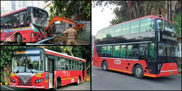 ‘बेस्ट’ला अपघाताचे ग्रहण