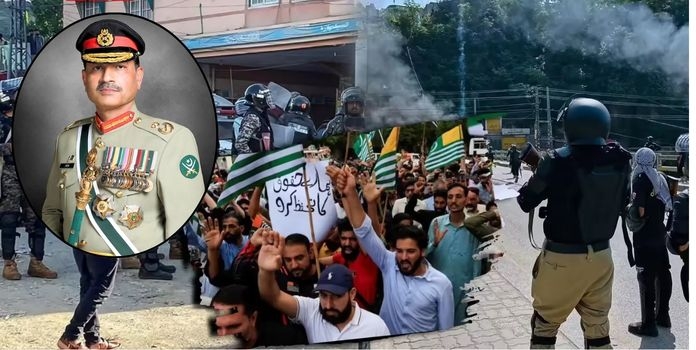 POK Protests And Crackdown