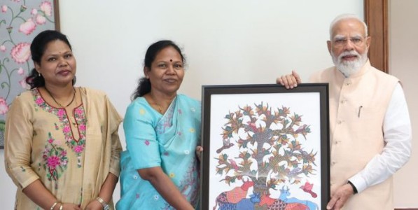 राज्यसभा खासदार मायाताई इवनाते यांनी घेतली पंतप्रधान नरेंद्र मोदी यांची सदिच्छा भेट