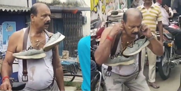 चपलांचा हार घातला, उठाबशा काढायला लावल्या, अंडी-टोमॅटो फेकले, बंगालमध्ये भ्रष्टाचारी TMC नेता स्वप्न सामंत यांना शिकवला मतदारांनी धडा - Video व्हायरल
