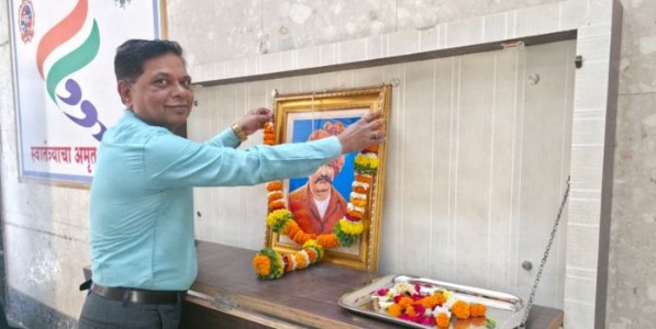 केडीएमसी तर्फे राजर्षी शाहू महाराज यांच्या जयंती दिनी अभिवादन