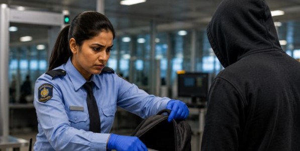 महिला सुरक्षा रक्षकाची सतर्कता; विमानतळ मेट्रो स्थानकावर ३३८ ग्रॅम गांजा जप्त;