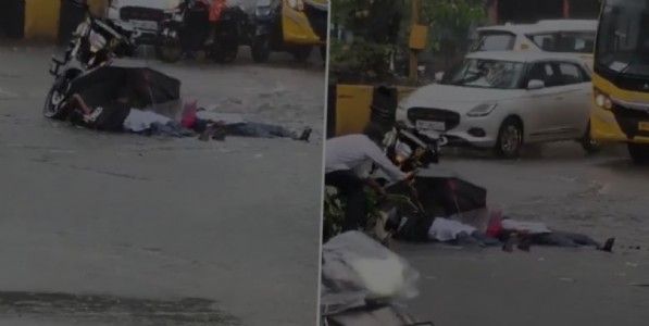 नेरुळमध्ये पावसाच्या पाण्यात उतरला विद्युत प्रवाह; दोन कॉलेज विद्यार्थिनींना बसला शॉक, रुग्णालयात उपचार सुरू...