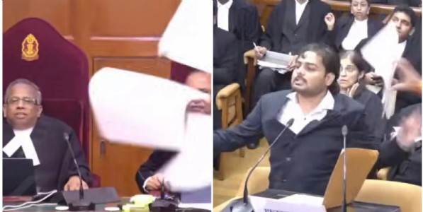 सर्वोच्च न्यायालयात न्यायाधीशांवर कागद फेकणाऱ्या याचिकाकर्त्यावर कारवाई नाही, सरन्यायाधीश सूर्यकांत यांचा निर्णय, पण नेमकं कारण काय?