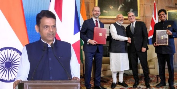 भारत-यूके करारामुळे महाराष्ट्राला जागतिक व्यापाराच्या नव्या संधी – मुख्यमंत्री देवेंद्र फडणवीस