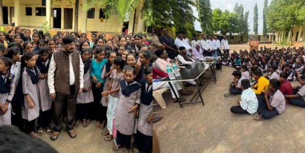 रामदास आठवले विद्यालयात खुद्द केंद्रीय राज्यमंत्री रामदास आठवलेंनी च साधला विद्यार्थ्यांशी संवाद!