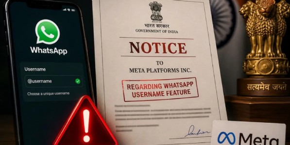 WhatsApp Username Feature: युजरनेमद्वारे संपर्क साधण्याची सुविधा; फिशिंग आणि ऑनलाइन फसवणुकीच्या शक्यतेमुळे केंद्र सरकारची मेटाला नोटीस
