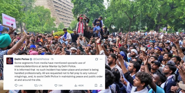 "जंतर-मंतरवर हिंसाचार किंवा अटकांच्या बातम्या निव्वळ अफवा!" दिल्ली पोलिसांचे स्पष्टीकरण, नेमकं काय म्हणाले?