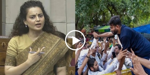 खासदार कंगना राणौतचा विरोधकांसह आंदोलकांवर जोरदार प्रहार; नेमकं काय म्हणाल्या?