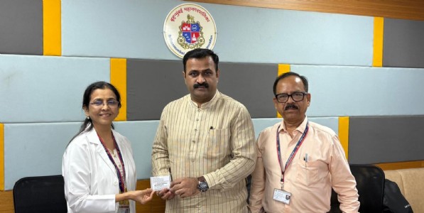 वाढदिवसानिमित्त आरोग्य समिती अध्यक्ष हरिष भांदिर्गे यांचा अवयवदानाचा संकल्प
