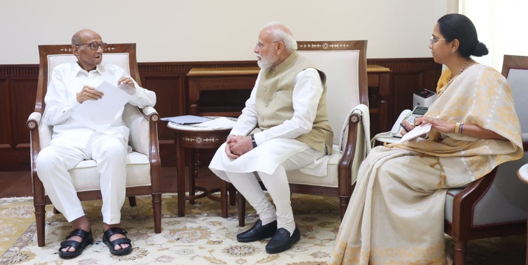 Sharad Pawar Meets PM Modi
