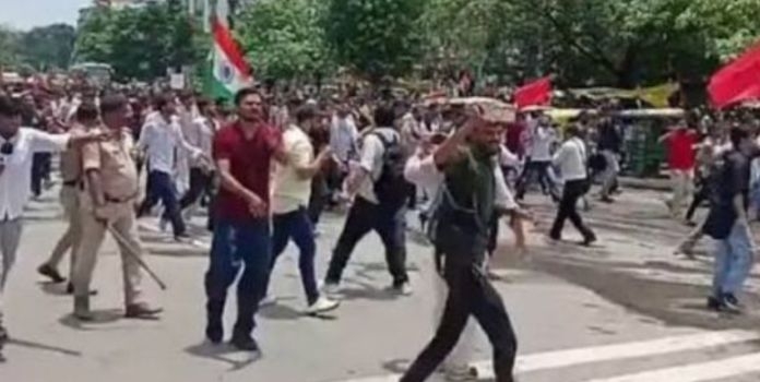 Student Protest Patna Violence