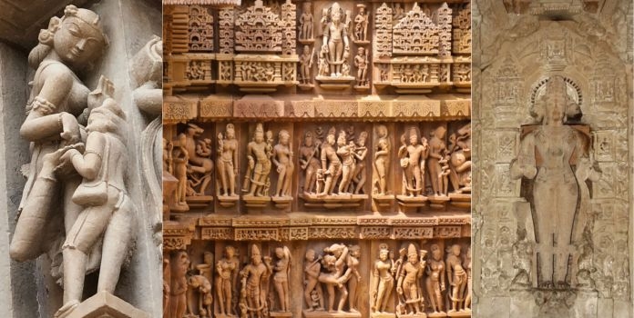 Khajuraho Lakshmana Temple Sculpture