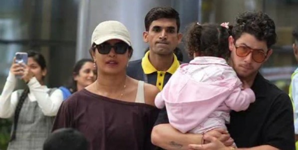 एसएस राजामौलींच्या 'वाराणसी'च्या शूटिंगसाठी प्रियंका चोप्रा पती निक जोनास आणि मुलगी मालतीसोबत हैदराबादमध्ये दाखल