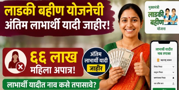 लाडकी बहीण योजनेची अंतिम लाभार्थी यादी जाहीर! e-KYC नंतर ६६ लाख महिला अपात्र; लाभार्थी यादीत नाव कसे तपासावे?