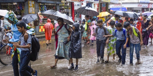 IMD कडून मुसळधार पावसाचा इशारा; पालघरसह 'या' भागांतील शाळा-महाविद्यालयांना सुट्टी