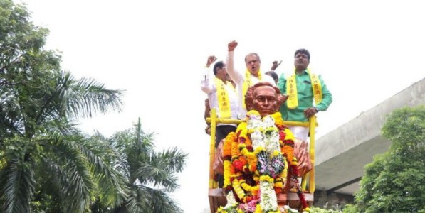लोकशाहीर अण्णाभाऊ साठे यांचा विचारवारसा जपणे ही सर्वांची जबाबदारी – आमदार अमीत साटम