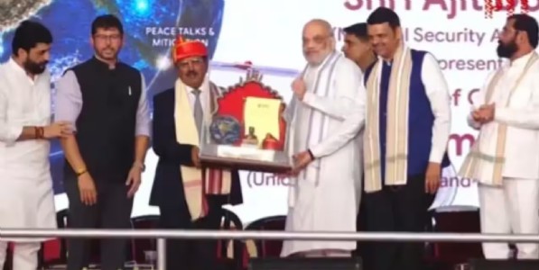 अमित शाह यांच्या हस्ते अजित डोवाल यांना 'लोकमान्य टिळक राष्ट्रीय पुरस्कार' प्रदान!