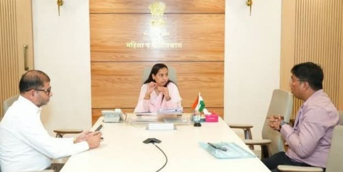 Women and Child Development Minister Aditi Tatkare