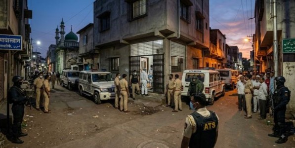 स्फोटकांच्या संशयावरून मालेगावात एटीएसची धडक कारवाई; बरकतिया मशिदीसह घरांची पहाटे झडती