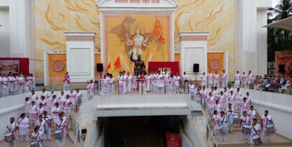 ‘स्वरतरंगिणी’ने दुमदुमला संपूर्ण कोकण प्रांत; राष्ट्र सेविका समितिच्या ९० वर्षपूर्तीनिमित्त ५५० वादिकांचे शृंखलाबद्ध घोषवादन