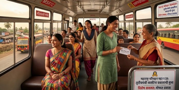 Maharashtra transgender free travel
