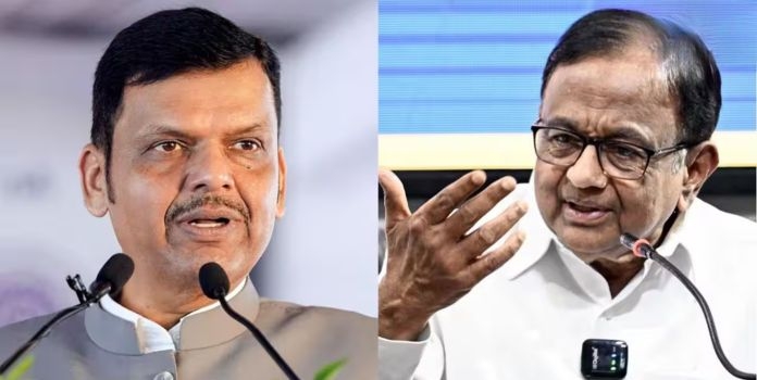 Fadnavis-Chidambaram Dispute