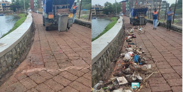 Nandivli Lake Deep Cleaning