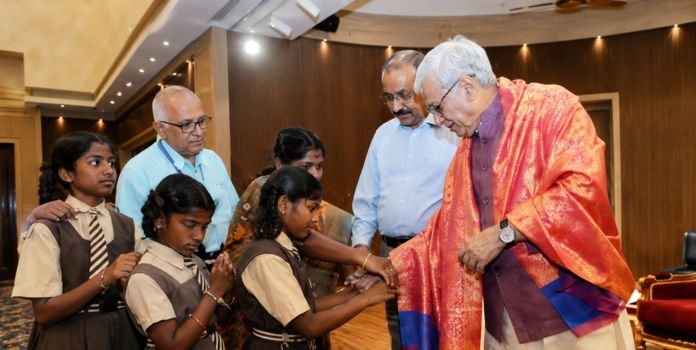 Raksha Bandhan at Lok Bhavan