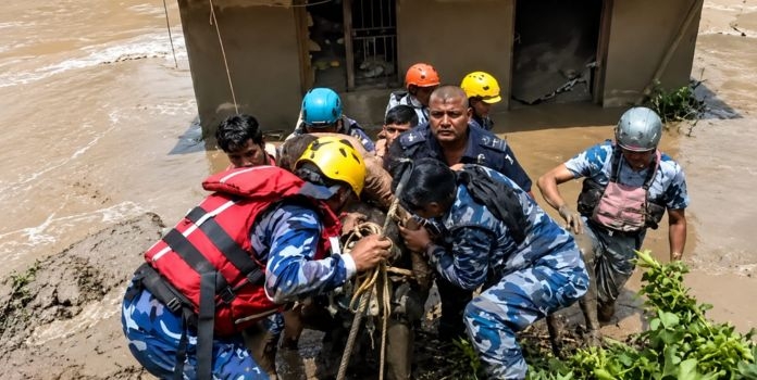 Nepal Flood Videos 