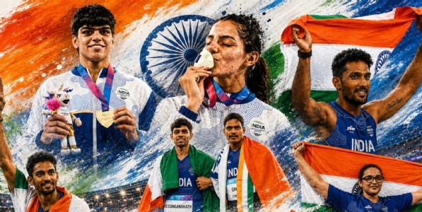 कॉमनवेल्थ गेम्समध्ये अवघ्या १२३ खेळाडूंसह भारताची ऐतिहासिक कामगिरी! 'सक्सेस रेट' ३१ टक्क्यांवर; ३९ पदकांसह पदकतालिकेत चौथा क्रमांक कायम